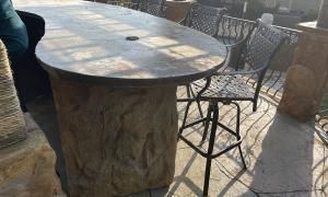 Photo of Lurncrete outdoor kitchen concept