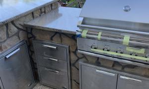 Photo of Lurncrete outdoor kitchen concept