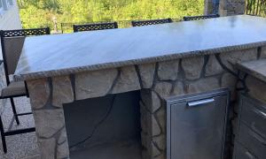 Photo of Lurncrete outdoor kitchen concept