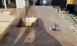 Photo of Lurncrete outdoor kitchen concept