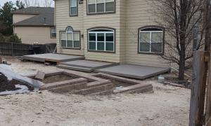 Photo of a outdoor landscape project. 