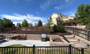 Photo of a outdoor landscape project. 